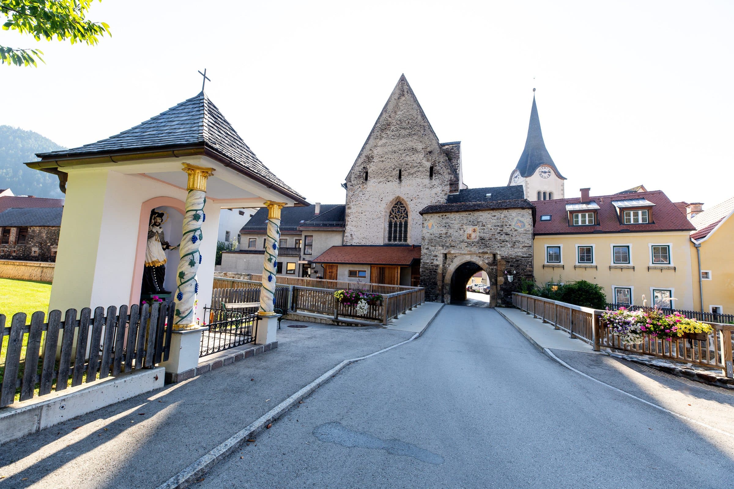 Culture, Hintereggertor in Oberwölz with gate tower